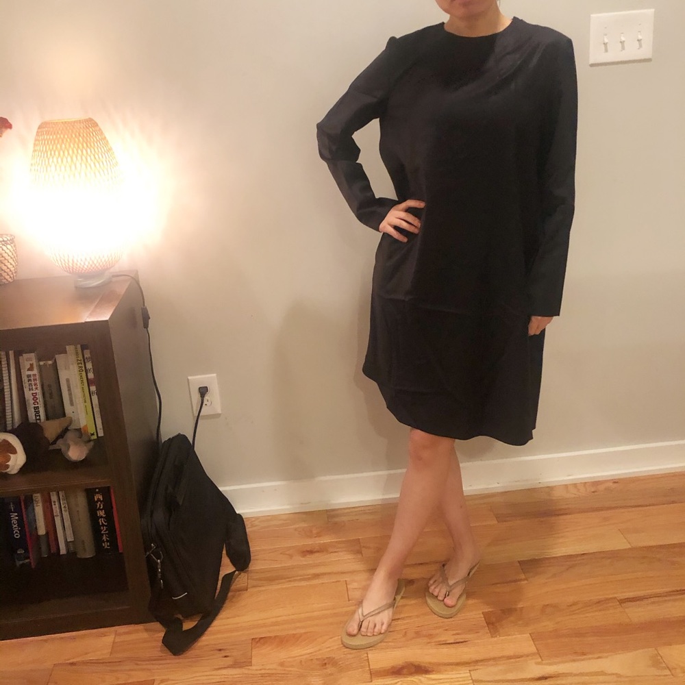 NWT - COS black 100% wool skirt